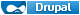 Powered by Drupal, система управления сайтом с открытым исходным кодом